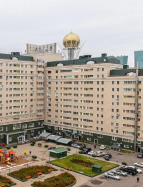 25 Вид на Байтерек для 1-4 человек с кроватью и раскладным диваном